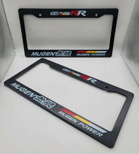 Load image into Gallery viewer, Brand New Universal 2PCS MUGEN RR ABS Plastic Black License Plate Frame Cover