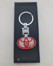 Load image into Gallery viewer, Brand New Toyota Car Keychain Keyring Emblem Logo Metal Accessories Gift