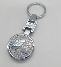 Load image into Gallery viewer, Brand New Mitsubishi Car Keychain Keyring Emblem Logo Crystal Metal Accessories Gift