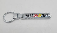 Load image into Gallery viewer, Brand New Ralliart Alloy Chrome Car Home Keychain Ring Decoration Gift Emblem Sport