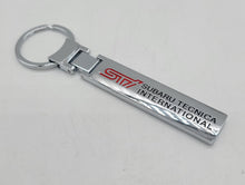 Load image into Gallery viewer, Brand New Subaru STI Alloy Chrome Car Home Keychain Ring Decoration Gift Emblem Sport