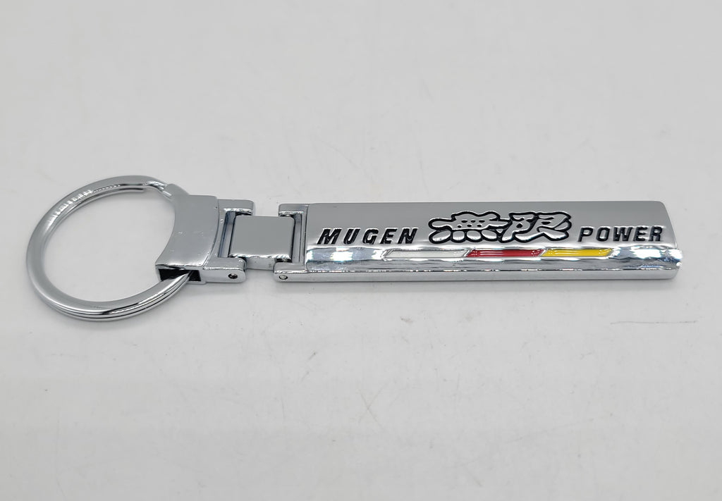 Brand New Mugen Power Alloy Chrome Car Home Keychain Ring Decoration Gift Emblem Sport