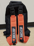 Brand New JDM Nismo Racing Red Harness Detachable Quick Release & Adjustable Shoulder Strap Backpack