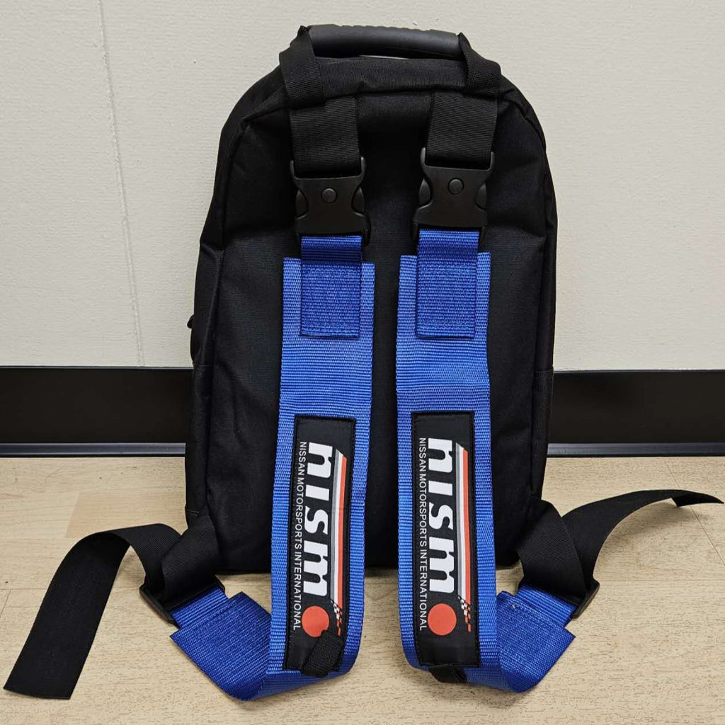 Brand New JDM Nismo Racing Blue Harness Detachable Quick Release & Adjustable Shoulder Strap Backpack