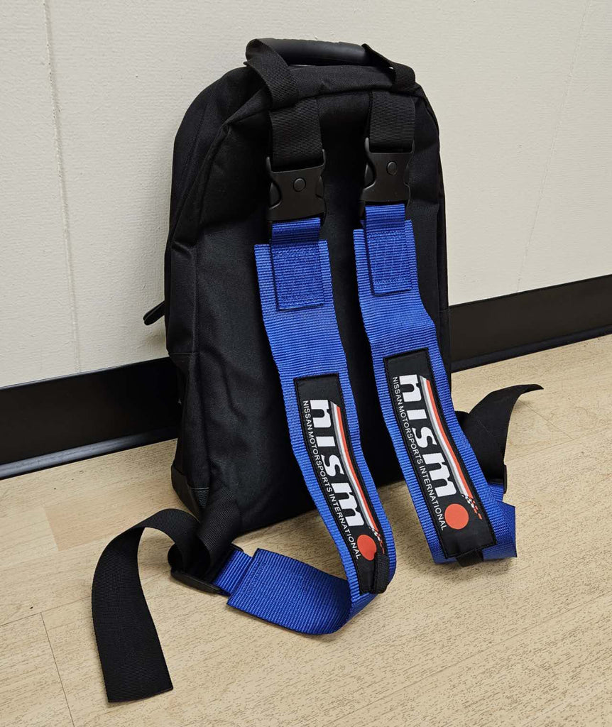 Brand New JDM Nismo Racing Blue Harness Detachable Quick Release & Adjustable Shoulder Strap Backpack