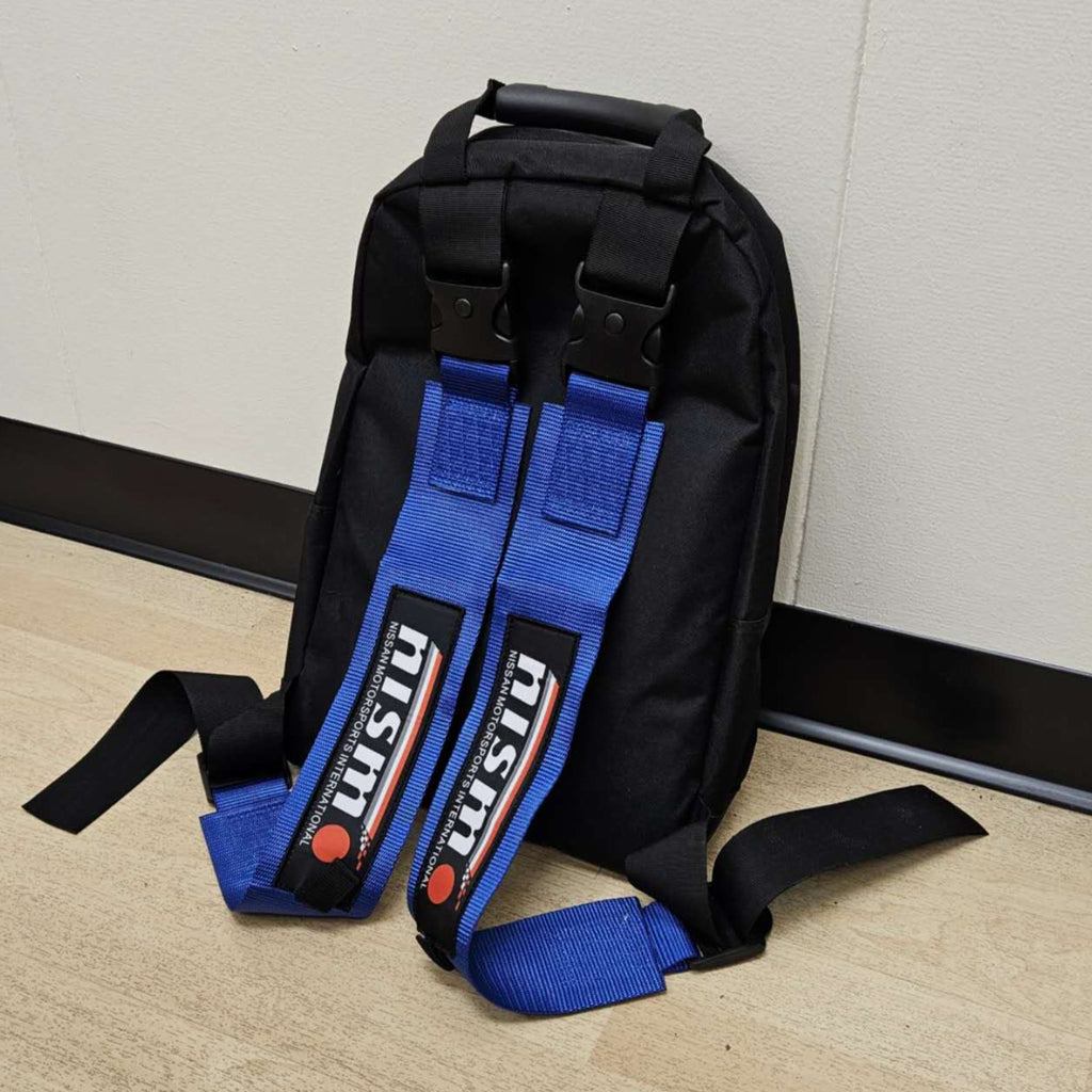 Brand New JDM Nismo Racing Blue Harness Detachable Quick Release & Adjustable Shoulder Strap Backpack