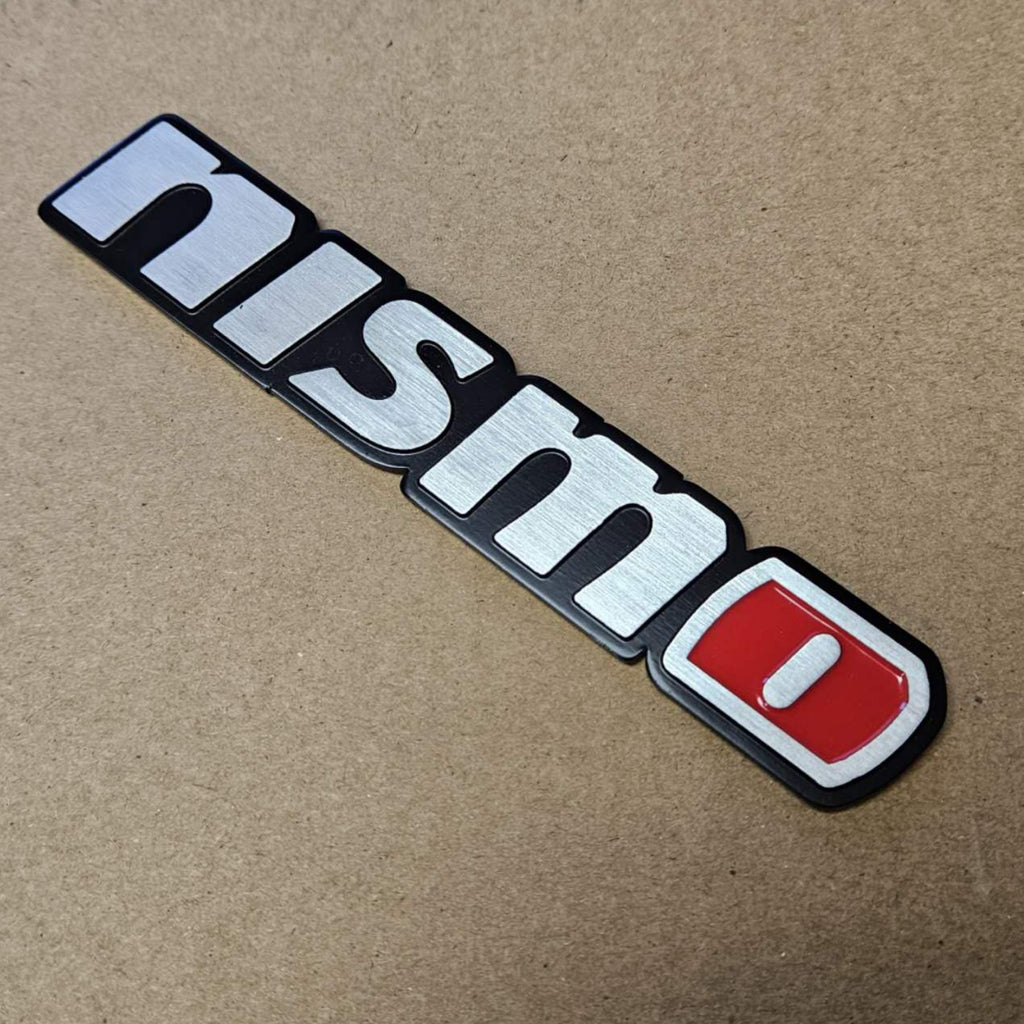 BRAND NEW UNIVERSAL NISMO METAL STEEL TRUNK EMBLEM BADGE STICKER