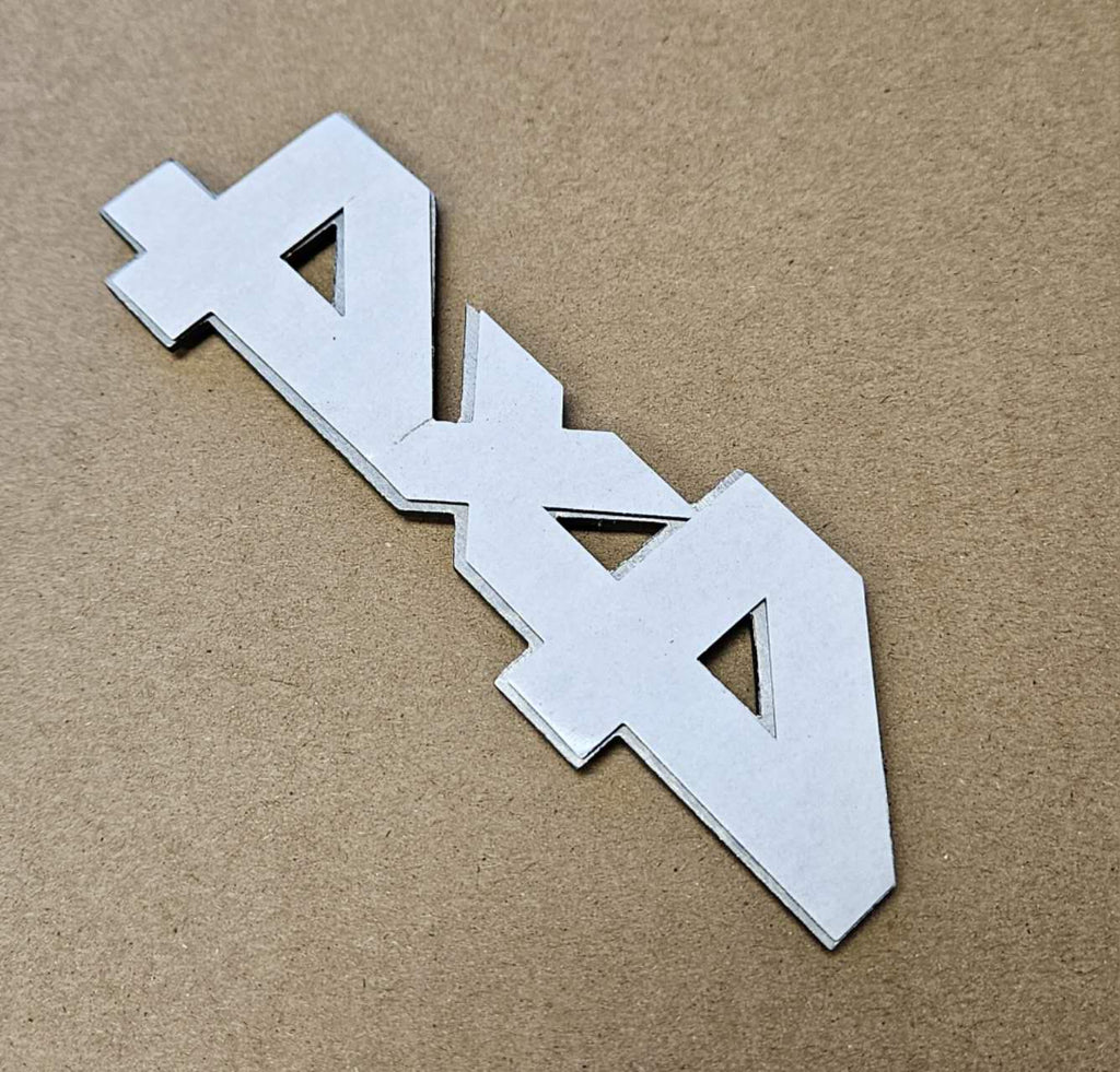 BRAND NEW UNIVERSAL 4X4 METAL STEEL TRUNK EMBLEM BADGE STICKER