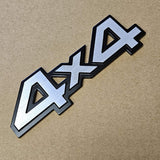 BRAND NEW UNIVERSAL 4X4 METAL STEEL TRUNK EMBLEM BADGE STICKER