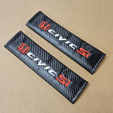 Brand New Universal 2PCS Honda Civic SI Carbon Fiber Car Seat Belt Covers Shoulder Pad