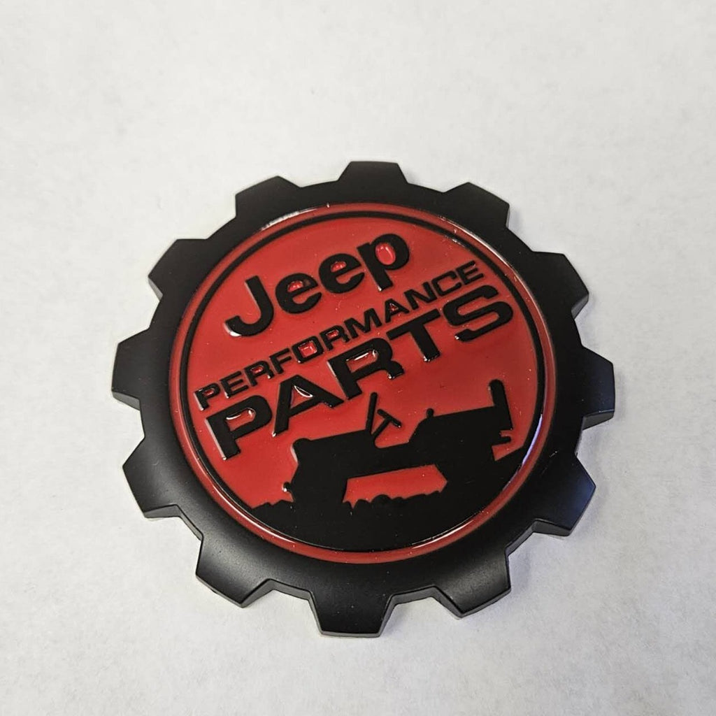 Brand New 1PCS JEEP PERFORMANCE PARTS 3D Metal Car Trunk Side Fenders Door Badge Sticker