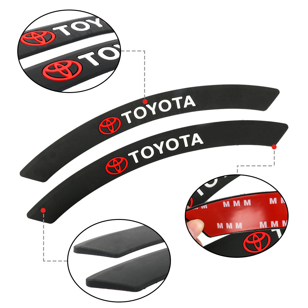 BRAND NEW UNIVERSAL 2PCS Toyota Fender Arch Trim Protector Rubber