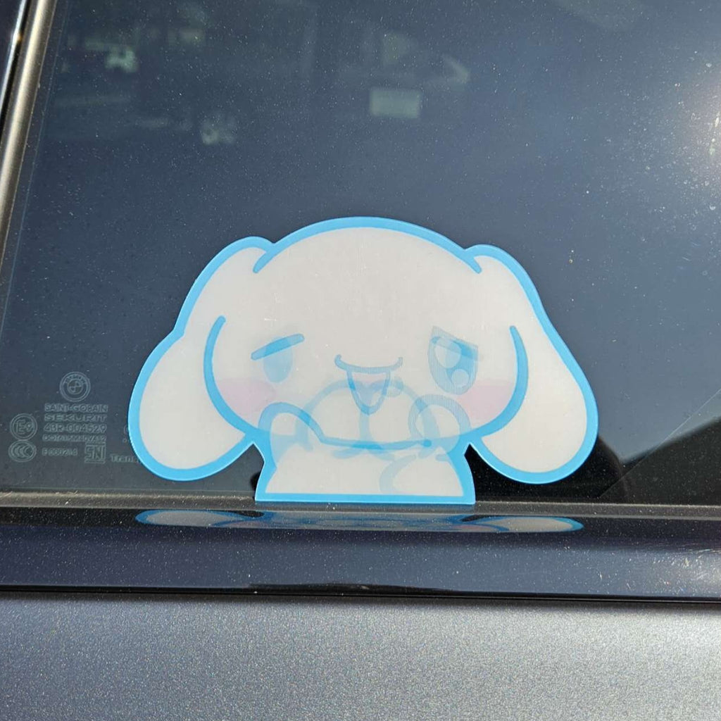 Brand New Sanrio Cinnamoroll 3D Lenticular Motion Car Sticker Decal Peeker