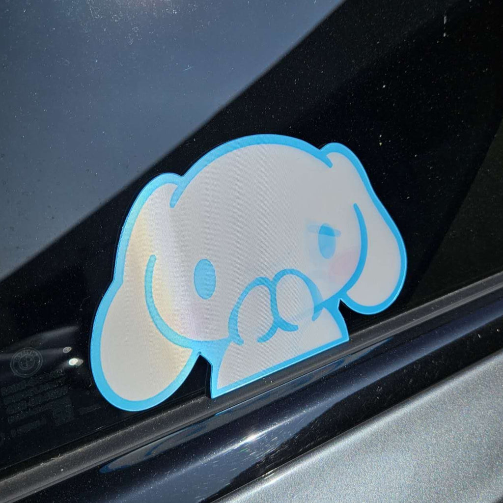 Brand New Sanrio Cinnamoroll 3D Lenticular Motion Car Sticker Decal Peeker