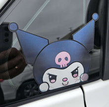 Load image into Gallery viewer, Brand New Sanrio Kuromi Hello Kitty 3D Lenticular Motion Car Sticker Decal Peeker