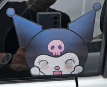 Load image into Gallery viewer, Brand New Sanrio Kuromi Hello Kitty 3D Lenticular Motion Car Sticker Decal Peeker