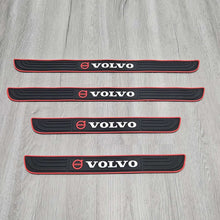 Load image into Gallery viewer, Brand New 4PCS Universal Volvo Red Rubber Car Door Scuff Sill Cover Panel Step Protector