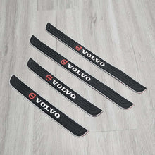 Load image into Gallery viewer, Brand New 4PCS Universal Volvo Silver Rubber Car Door Scuff Sill Cover Panel Step Protector