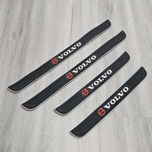 Load image into Gallery viewer, Brand New 4PCS Universal Volvo Silver Rubber Car Door Scuff Sill Cover Panel Step Protector