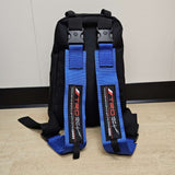 Brand New JDM TRD Racing Blue Harness Detachable Quick Release & Adjustable Shoulder Strap Backpack