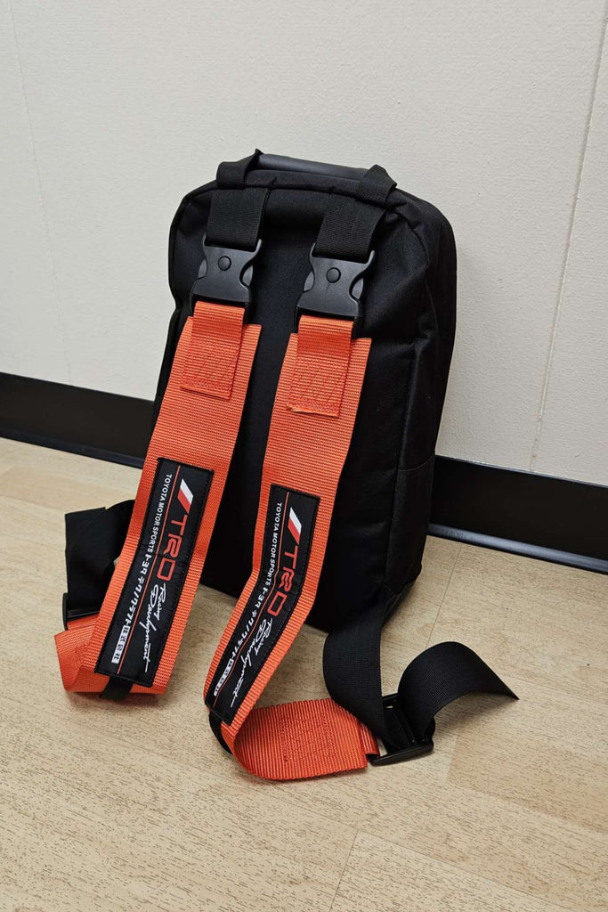 Brand New JDM TRD Racing Red Harness Detachable Quick Release & Adjustable Shoulder Strap Backpack