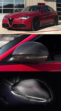 Load image into Gallery viewer, Brand New For 2017-2024 Alfa Romeo Giulia Real Carbon Fiber Mirror Covers Caps