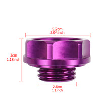 Load image into Gallery viewer, Brand New Acura Purple Engine Oil Cap With Real Carbon Fiber Acura Sticker Emblem For Acura