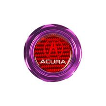 Load image into Gallery viewer, Brand New Acura Purple Engine Oil Cap With Real Carbon Fiber Acura Sticker Emblem For Acura