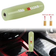 Load image into Gallery viewer, Brand New 15CM Ralliart Universal Glow In the Dark Green Manual Long Stick Shift Knob M8 M10 M12 Adapter