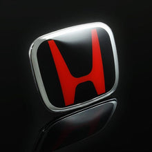 Load image into Gallery viewer, BRAND NEW 1PCS HONDA BLACK / RED FRONT GRILLE H LOGO JDM EMBLEM FOR ACCORD 2008-2017 4DR SEDAN &amp; 2DR COUPE