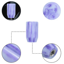 Load image into Gallery viewer, Brand New JDM Universal Purple 6CM Marble Style Stick Manual Gear Shift Knob Shifter M8 M10 M12