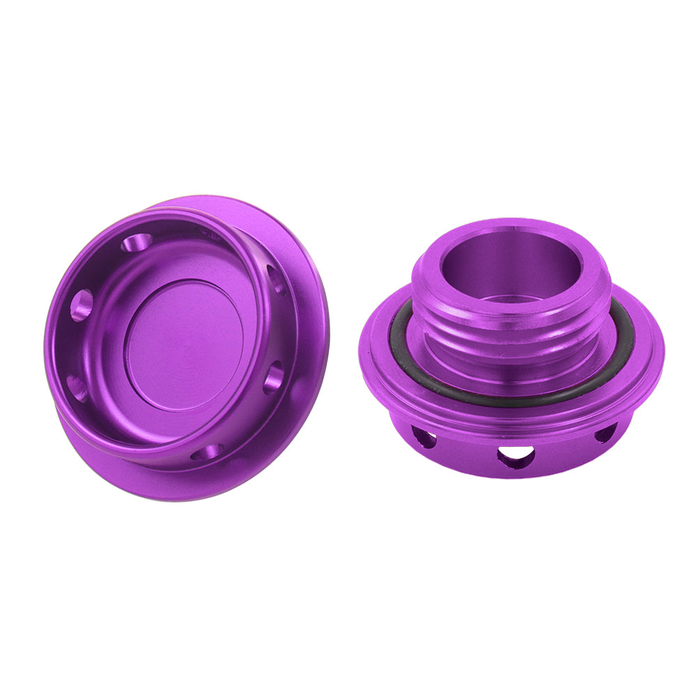 Brand New JDM Purple Aluminum Engine Oil Fuel Filler Cap Billet For Toyota