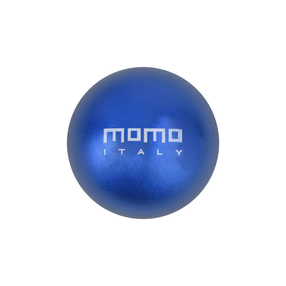 BRAND NEW UNIVERSAL MOMO Racing Universal Blue Aluminum Round Shift Knob Lever Knob M8 M10 M12