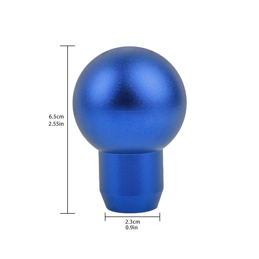 BRAND NEW UNIVERSAL MOMO Racing Universal Blue Aluminum Round Shift Knob Lever Knob M8 M10 M12