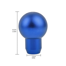 Load image into Gallery viewer, BRAND NEW UNIVERSAL MOMO Racing Universal Blue Aluminum Round Shift Knob Lever Knob M8 M10 M12