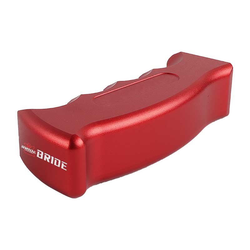 Brand New Bride Universal Red Aluminum Slotted Pistol Grip Handle Manual Gear Shift Knob Shifter M8 M10 M12