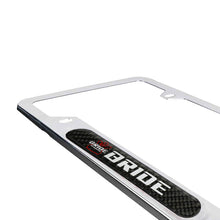 Load image into Gallery viewer, Brand New Universal 2PCS BRIDE Chrome Metal License Plate Frame