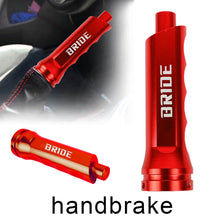 Load image into Gallery viewer, Brand New Universal 1PCS BRIDE Red Aluminum Car Handle Hand Brake Sleeve Cover