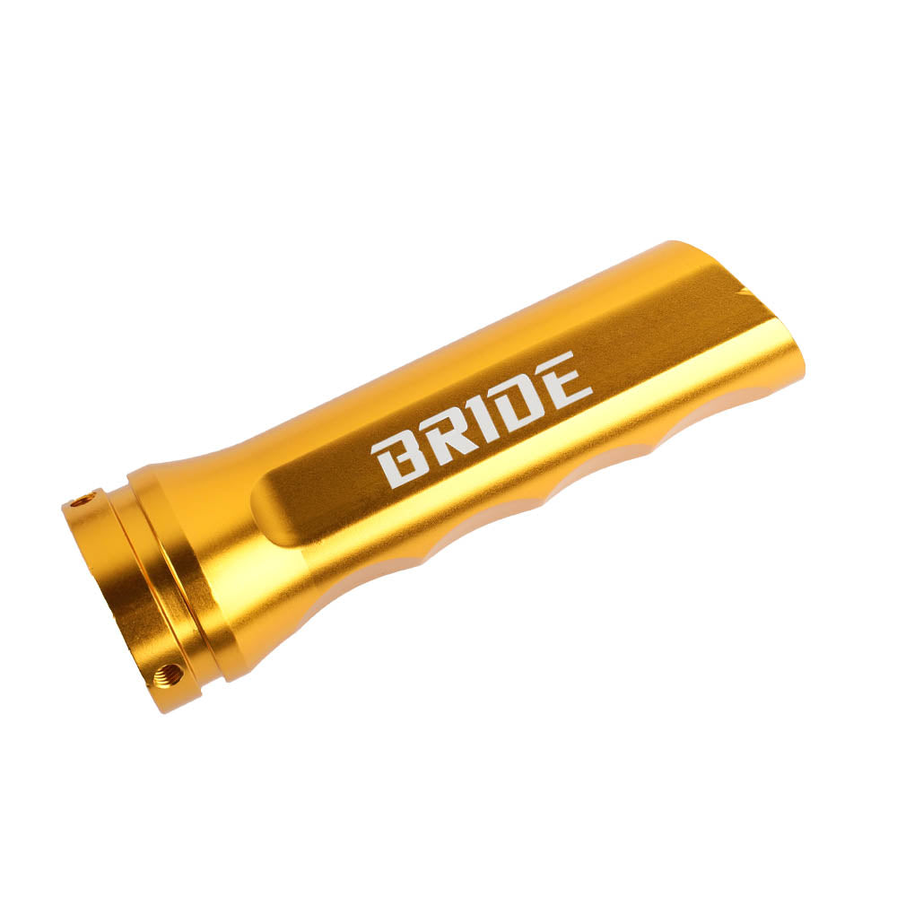 Brand New Universal 1PCS BRIDE Gold Aluminum Car Handle Hand Brake Sleeve Cover