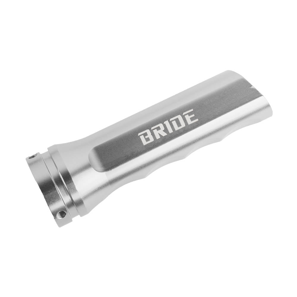 Brand New Universal 1PCS Bride Silver Aluminum Car Handle Hand Brake Sleeve Cover