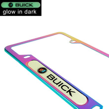 Load image into Gallery viewer, Brand New Universal 1PCS BUICK Neo Chrome Metal License Plate Frame