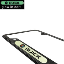 Load image into Gallery viewer, Brand New Universal 1PCS BUICK Black Metal License Plate Frame