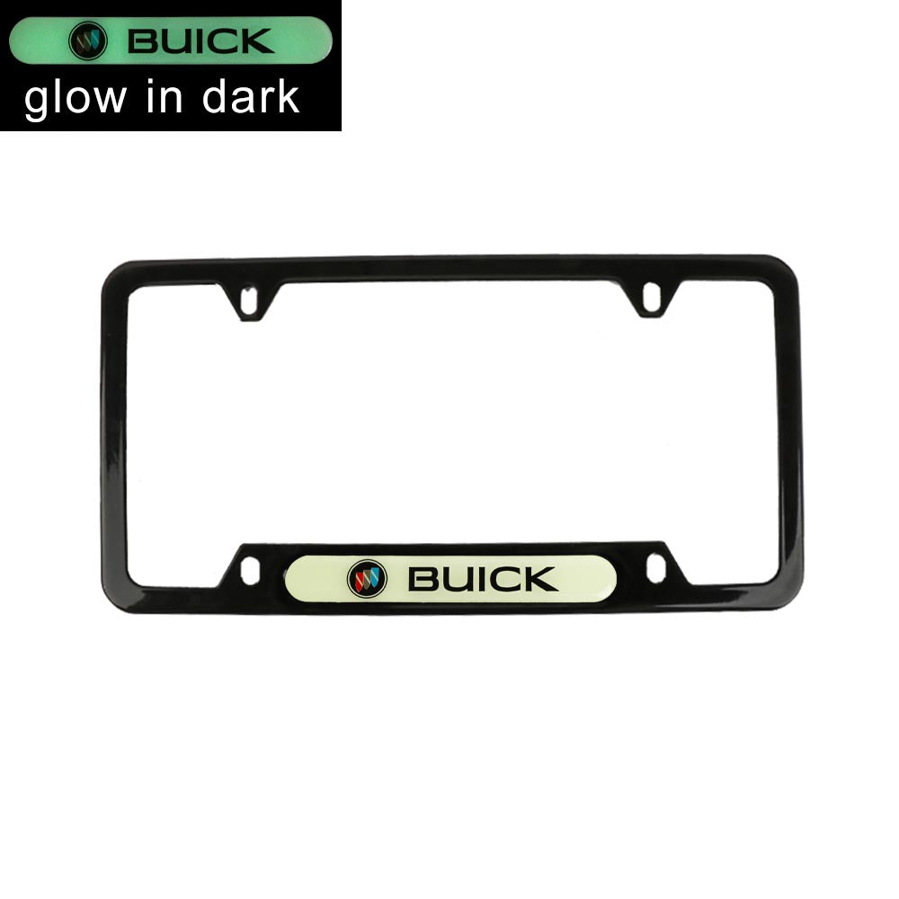 Brand New Universal 1PCS BUICK Black Metal License Plate Frame