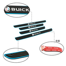 Load image into Gallery viewer, Brand New 4PCS Universal Buick Blue Rubber Car Door Scuff Sill Cover Panel Step Protector