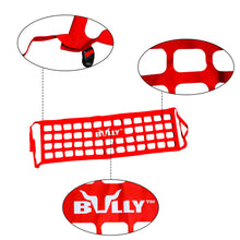 Load image into Gallery viewer, BRAND NEW BULLY RED UNIVERSAL COMPACT MID SIZE Pickup Truck Tailgate Net 48&quot; X 15&quot;