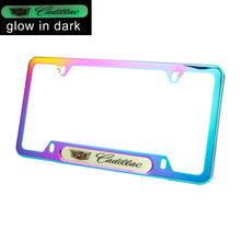 Load image into Gallery viewer, Brand New Universal 1PCS Cadillac Neo Chrome Metal License Plate Frame