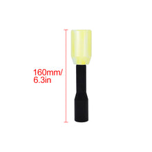 Load image into Gallery viewer, Brand New Universal JDM YELLOW 6CM Marble Style Stick Manuel Gear Stick Shift Knob M8 M10 M12 &amp; Black Shifter Extender Extension