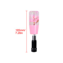 Load image into Gallery viewer, Brand New Glitter Pink Rose Flower Stick Shift Knob Automatic Gear Shifter