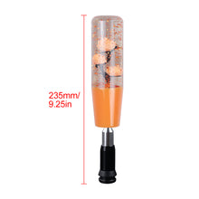 Load image into Gallery viewer, Brand New Glitter Orange Rose Flower Stick Shift Knob Automatic Gear Shifter