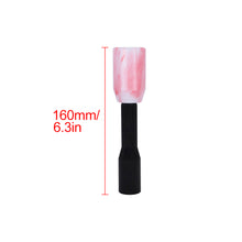 Load image into Gallery viewer, Brand New Universal JDM RED 6CM Marble Style Stick Manuel Gear Stick Shift Knob M8 M10 M12 &amp; Black Shifter Extender Extension